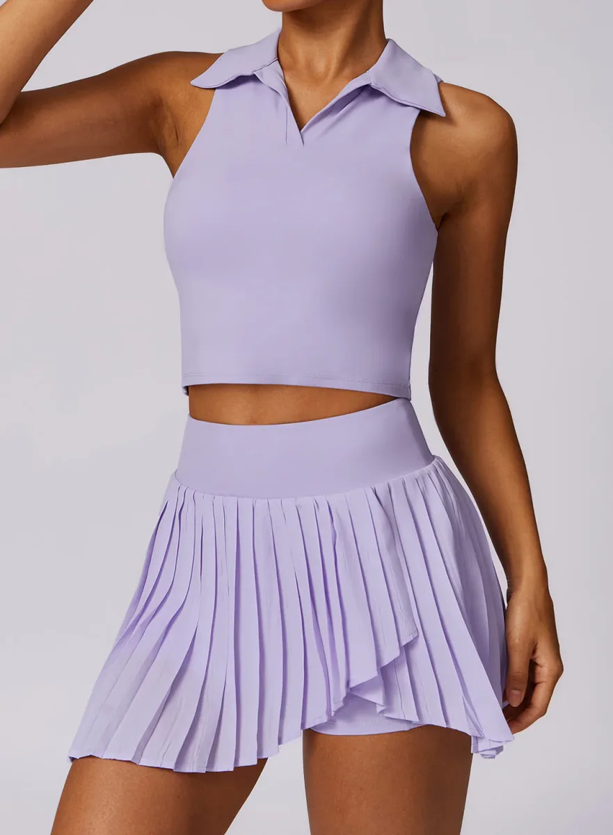 Collared Top + Skirt Set - Pre-Order